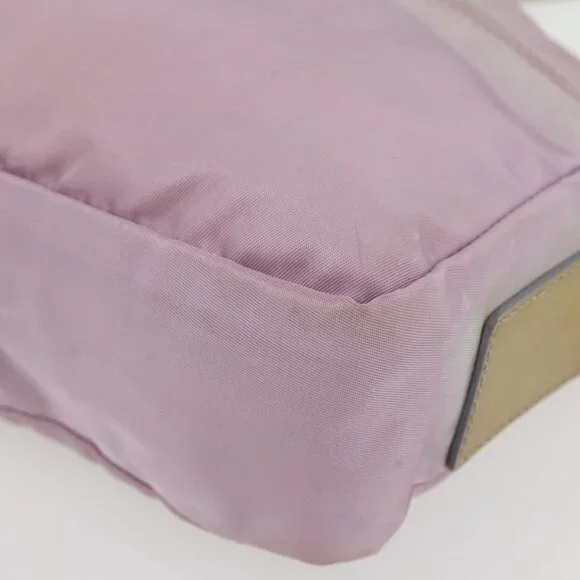 Authentic PRADA Shoulder Bag Nylon Pink Silver - Picture 6 of 16